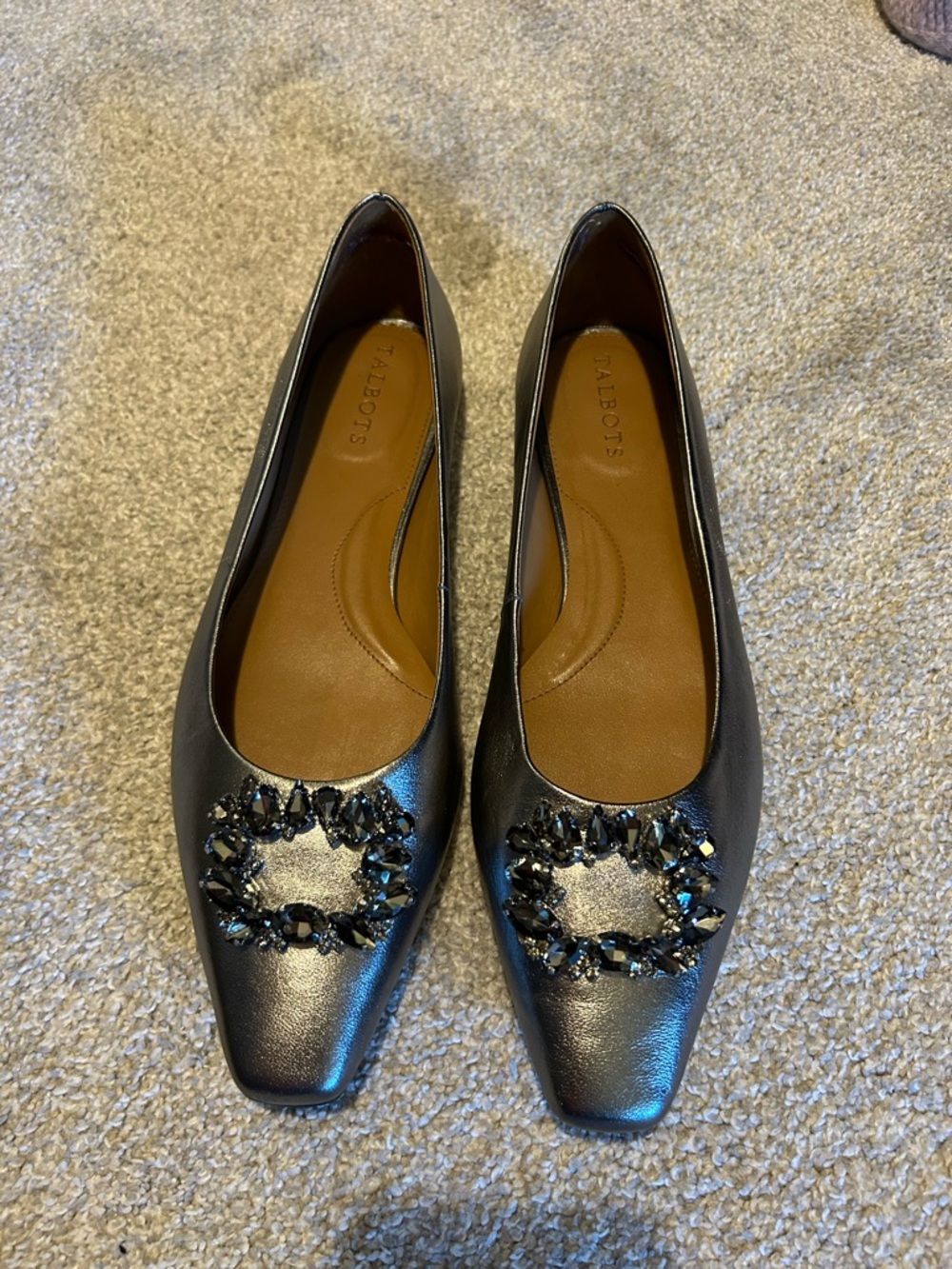 Talbots Whitley Crystal Flats